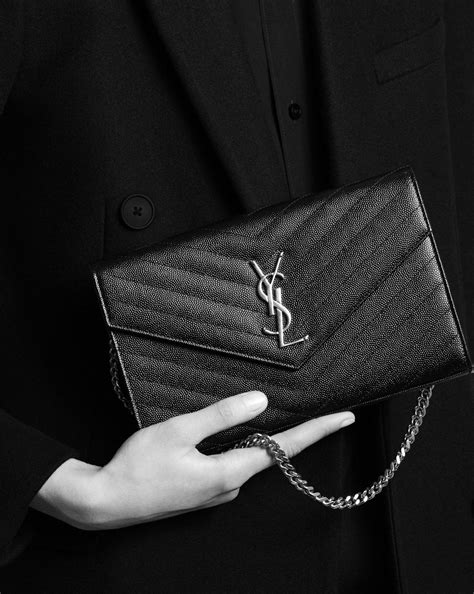 ysl monogram chain|YSL Saint Laurent wallet.